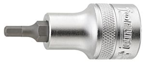 FORUM Schraubendreher-Einsatz 1/2", Innensechskant 4.0x60mm - Steck- und Drehmomentschlüssel
