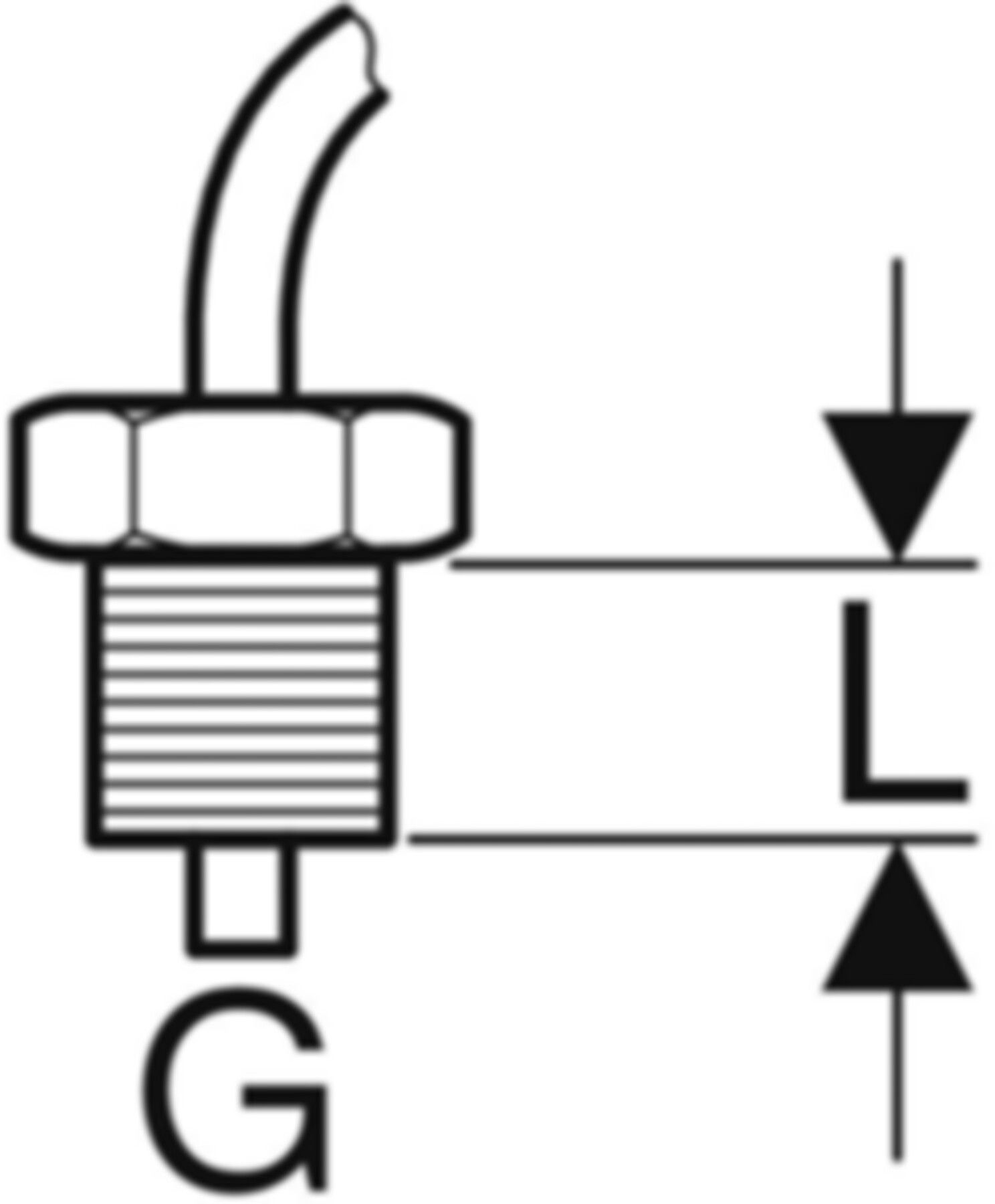 Temperatursensor m/AG 1/2" 616.208.00.1 zu Hygienespülung im Unterputzspülkasten - Geberit Systemventile / Armaturen