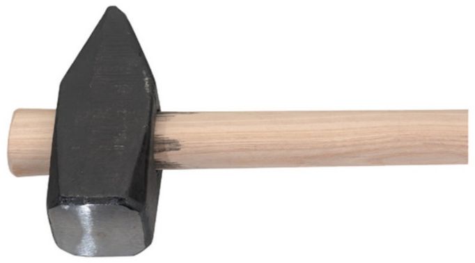 Vorschlaghammer 4.5kg, L= 900mm, m. Eschenschlüpstiel - Bauwerkzeuge