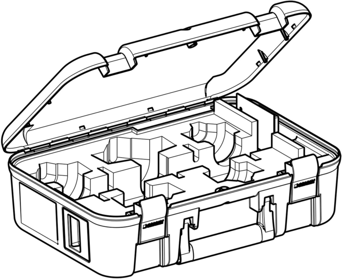 Koffer leer 359.930.00.1 für Set Rohrschaber 56-110mm - Geberit Werkzeuge und Zubehör