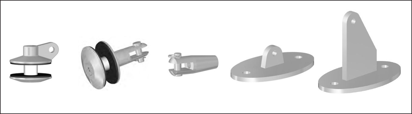 Zugstangen Glashalter oben für Glasdicke 16.76 - 24.76 mm 137179 - INOXTECH-Handlauf-/Geländer-System