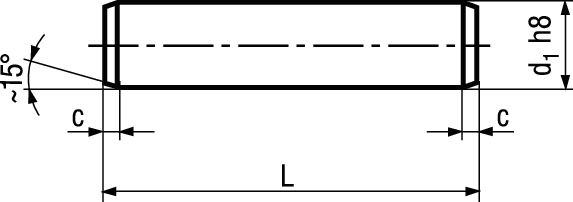 Zyl-Stifte Tol h8 INOX A1/A2 BN684 1,5x4 - Bossard Schrauben
