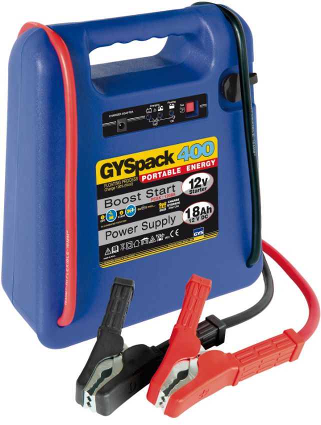 GYS Startgerät GYSPACK 400 Starthilfe für 12V Batterien - Elektrozubehör