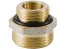 MeplaTherm Doppelnippel 3/4" - 3/4" Messing vernickelt 641.533.00.1 - Geberit-Mepla-Formstücke