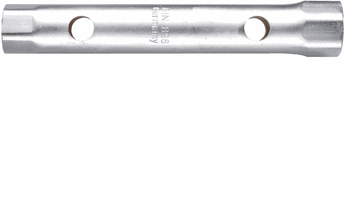 FORTIS Rohrsteckschlüssel 24x27mm, matt, verchromt - Steck- und Drehmomentschlüssel