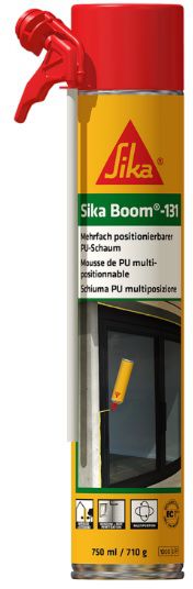 Sika Boom-131 Multiposition Mehrfach positionierbarer PU-Schaum, Dose à 250ml - Dichten