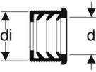 Steckdichtung zu Sifonanschlusswinkel 56mm - 63mm 152.699.00.1 - Geberit-Sifon + Apparateanschlüsse