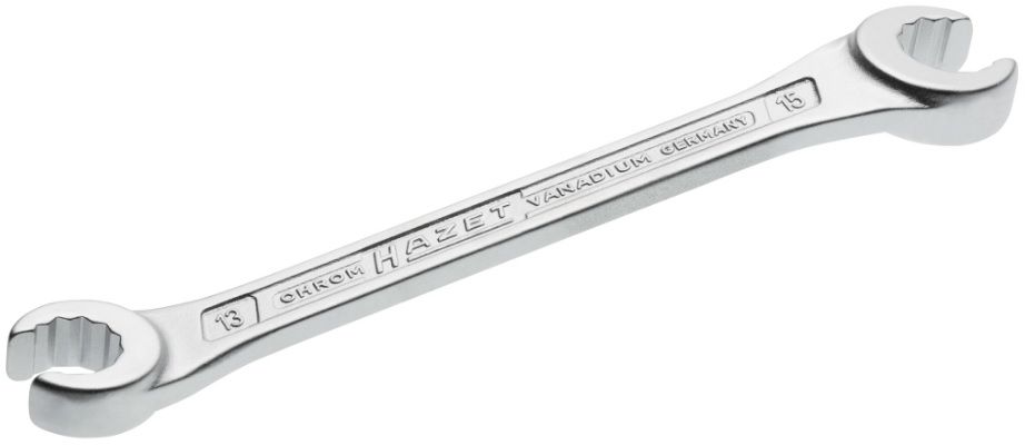 HAZET Doppel-Ringschlüssel offen Aussen-Doppel-Sechskant 16x18 mm, L=208 mm - Schlüsselwerkzeuge