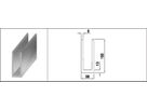 Aluminium U-Profil aus EN AW 6060 T66 Ganzglasgeländer-System L=7000 mm - INOXTECH-Handlauf-/Geländer-System