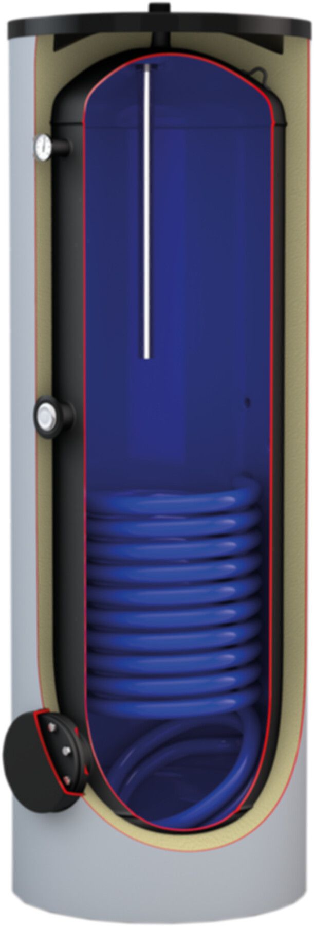 Registerboiler HTP 101 Premium 160L 1131 x 650 mm ohne Heizelement (902611) - Atlantic-Wassererwärmer