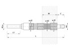 Mauerdurchführung PE-AG 6850 d 40mm - 11/4" L = 1100mm - Hawle Hausanschluss- und Anbohrarmaturen