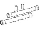 Heizkörperanschluss 22-15mm 24004 für Vor- und Rücklauf - Mapress-Heizungs-Formstücke