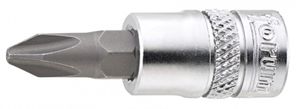 Schraubendreher-Einsatz, Phillips, CH-V 1/4" x PH1, L= 37 mm - Steck- und Drehmomentschlüssel
