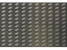 AIMg3, weich, Abkantqualität 1500/3000/2.0/4.0 mm, Muster Quintett - Aluminium Warzenbleche, EN AW-5754