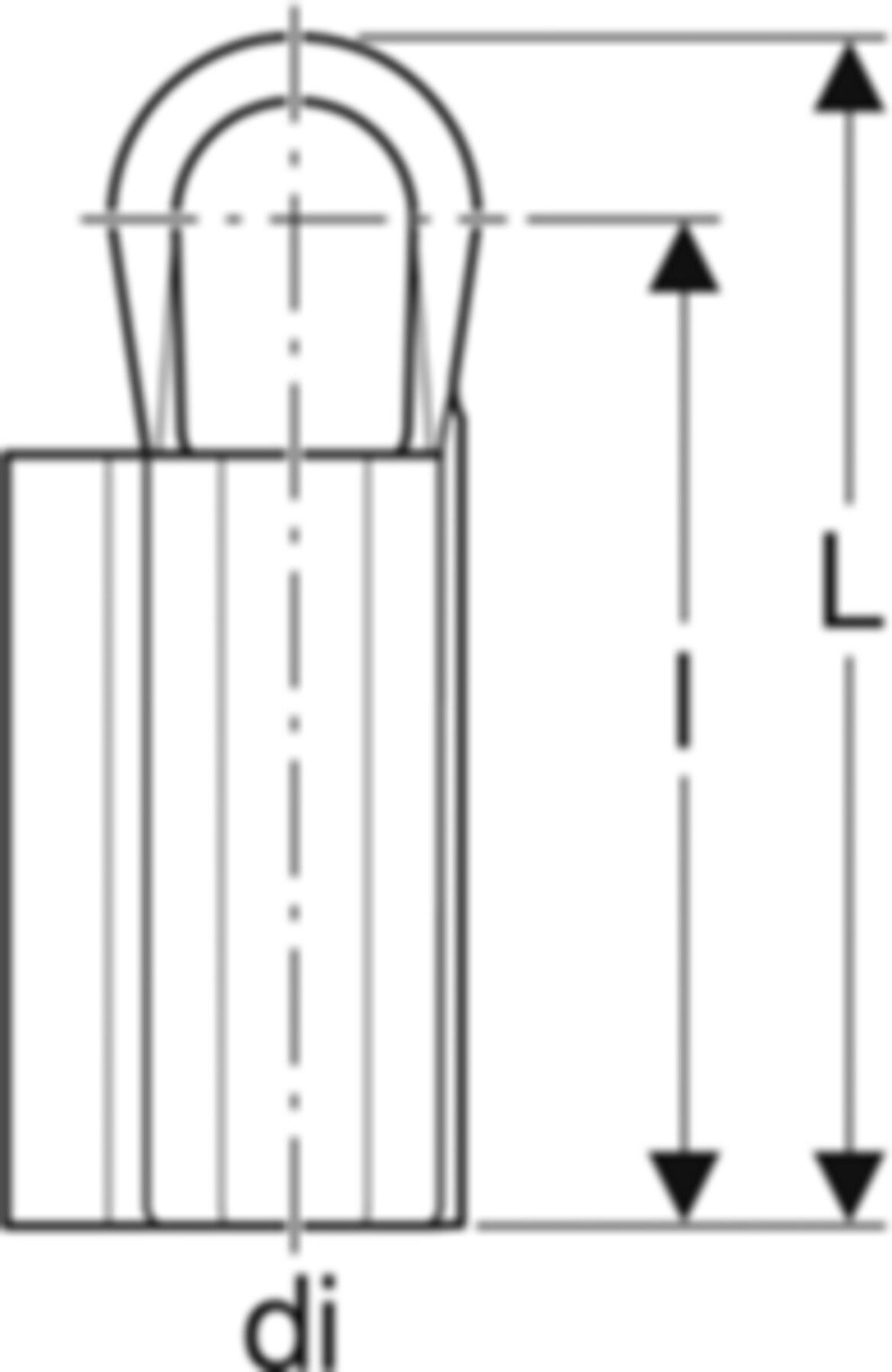 Schutzrohr-Abschluss Anschlusswinkel 16/20mm 601.838.00.1 - Geberit-Mepla-Formstücke