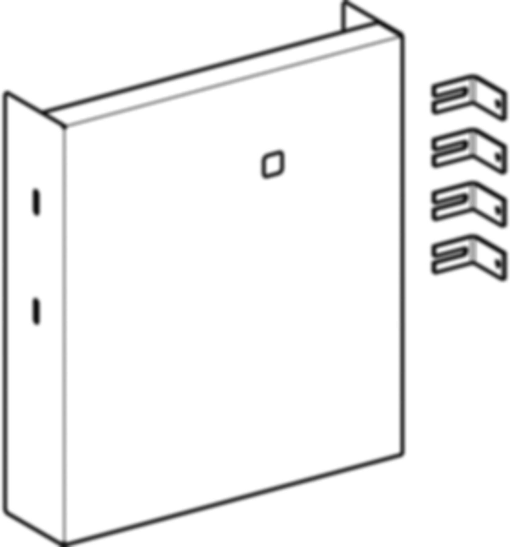 Abdeckung zu Hygienespülung 616.221.IH.1 verkehrsweiss RAL 9016 - Geberit Systemventile / Armaturen