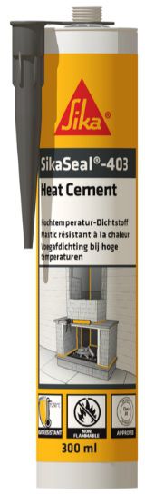 SikaSeal 403 Heat Cement Kartusche à 300ml, schwarz - Dichten