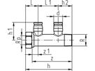 Verteiler-Modul 3-fach 3/4"-16/20 762 101 295 (762 101 231) - GF I-Fit Formstücke + Werkzeuge