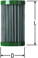 Filterpatrone kurz Inox 100 Mikron 18098.21 - Nussbaum Armaturen Nettoartikel