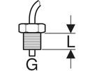 Temperatursensor m/AG 1/2" 616.208.00.2 zu Hygienespülung - Geberit Systemventile / Armaturen