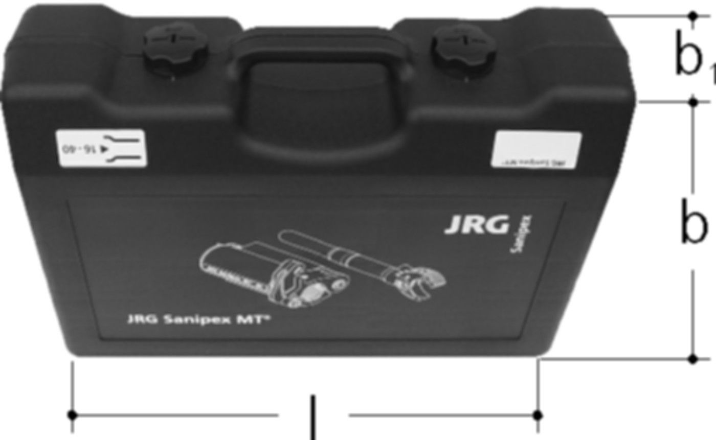 Hydraulik Werkzeugkoffer leer 16-40mm 4828.001 - JRG Sanipex-MT-Formstücke/Rohre in Stg.