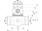 Universal 1, Fig. 5477 mit Steckmuffe/Schraubmuffe DN 125/100 - Von Roll Armaturen
