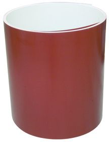Lackierte Feinbleche rot/grau RAL 8012 1000/0,87 mm Rollen a 100 kg - Verz. rot/grau lackierte Rollenbleche