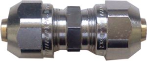 Rohrkupplung für Mehrschichtrohr 16/2mm Vernickelt - TKM-Ventile