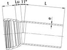 SM-Bogen 1M  MK 11°, mit Gleit- und Dichtring DN 100 - Wild Schraubmuffenformstücke