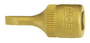 HAZET Schraubendreher-Einsatz, Schlitz 8503-0,6x3,5mm, 1/4", L: 28mm, D: 12mm - Steck- und Drehmomentschlüssel