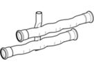 Heizkörperanschluss 22-15mm 23604 für Rücklauf - Mapress-Heizungs-Formstücke