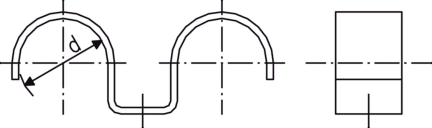 Rohrbride doppel Instafl. 16 mm 3915 760 853 628 - GF Instaflex-Klemmprogramm