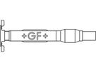 GEBEF Typ 1143 Losflansch INOX d 110mm - DN 100 775 011 433 - GF GEBEF Gebäudeeinführung