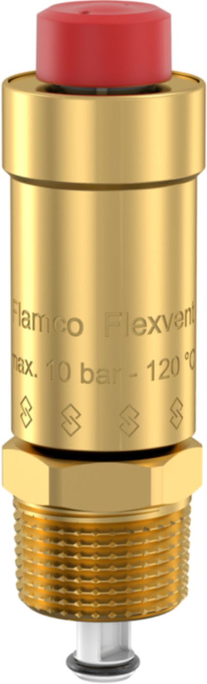 Flamco Flexvent Schwimmerentlüfter m/Absperreinr. H: 82 mm 3/8" - Flamco Luft- und Schlammabscheider