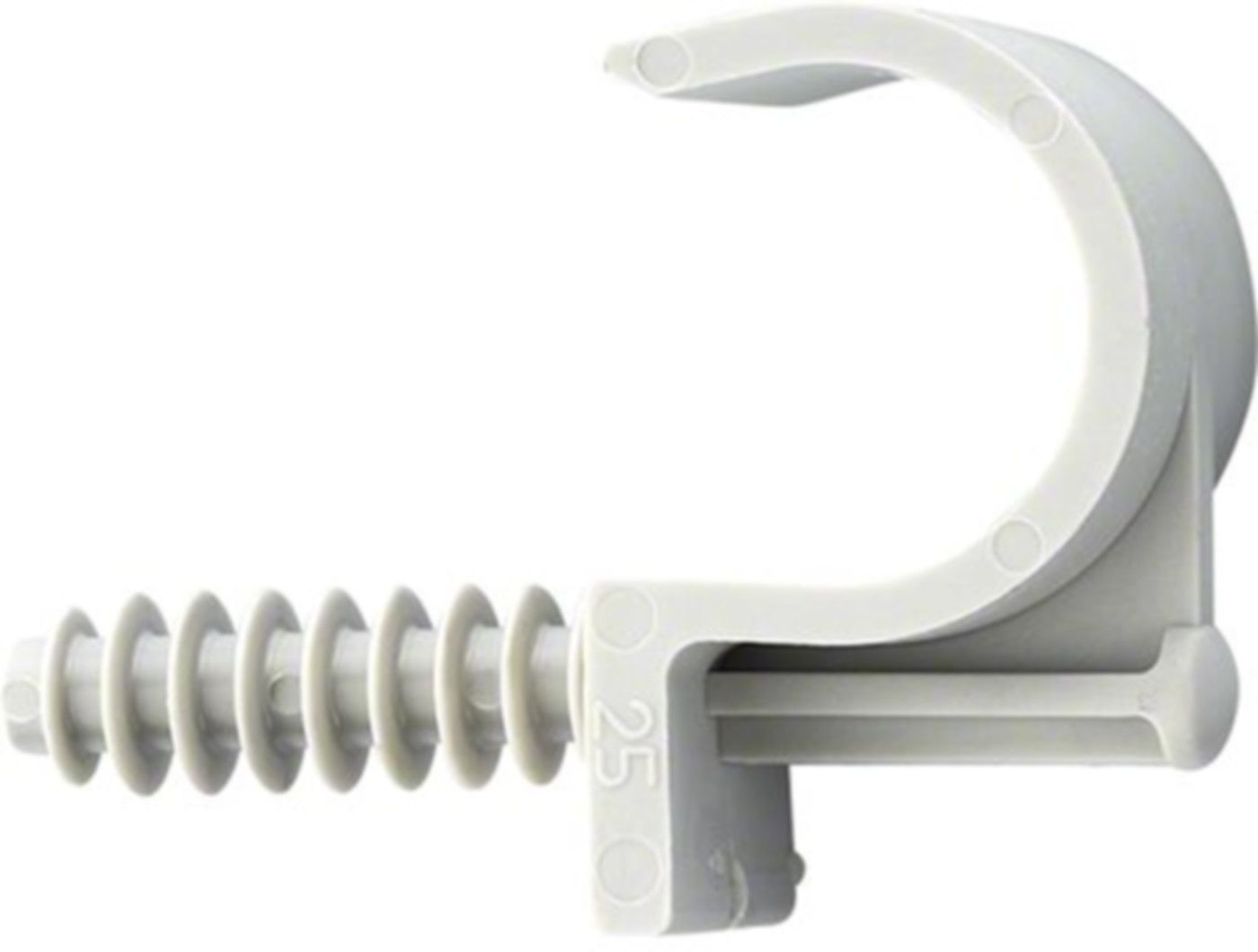 Kunststoff-Briden grau einfach FIX-RING 16mm A 94.151 - Rohrschellen/Briden aus Kunststoff