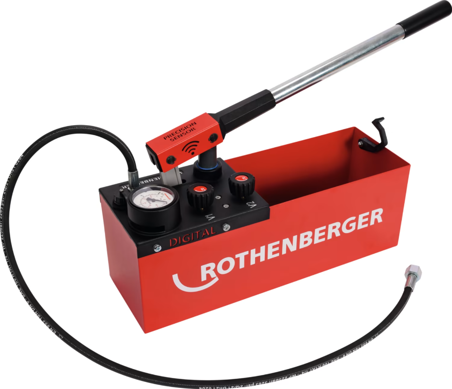 ROTHENBERGER Prüfpumpe, RP-50 Digital 1000004000, 12l, 0 - 30bar - Sanitärwerkzeuge