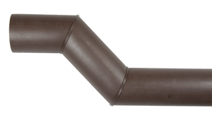 Etagen braun 1 M A= 75 mm 110 mm 205 - PE-Sockelrohre