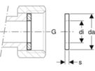 Flachdichtung FPM grün 13mm- 3/4" 90092 - Mapress-Werkzeuge und Zubehör