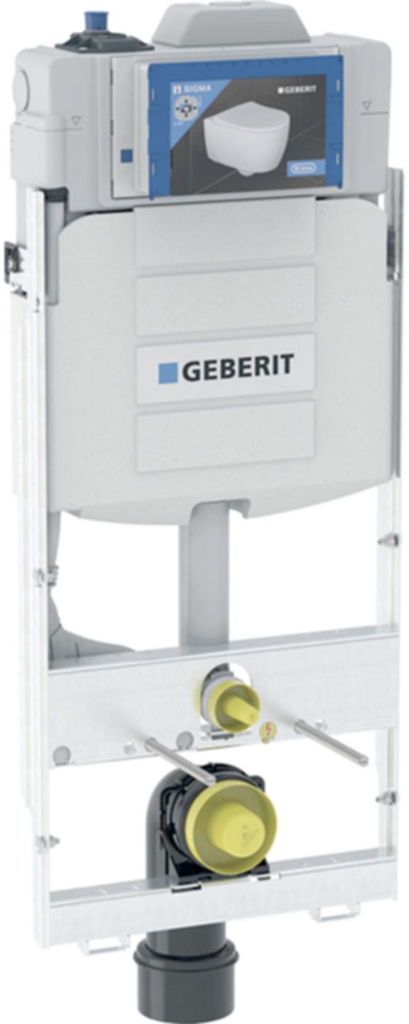 Wand-WC-Element Sigma Typ 125 461.208.00.1 mit Hygienespülung HS30, mit 2 Wasseranschl. - Geberit-GIS