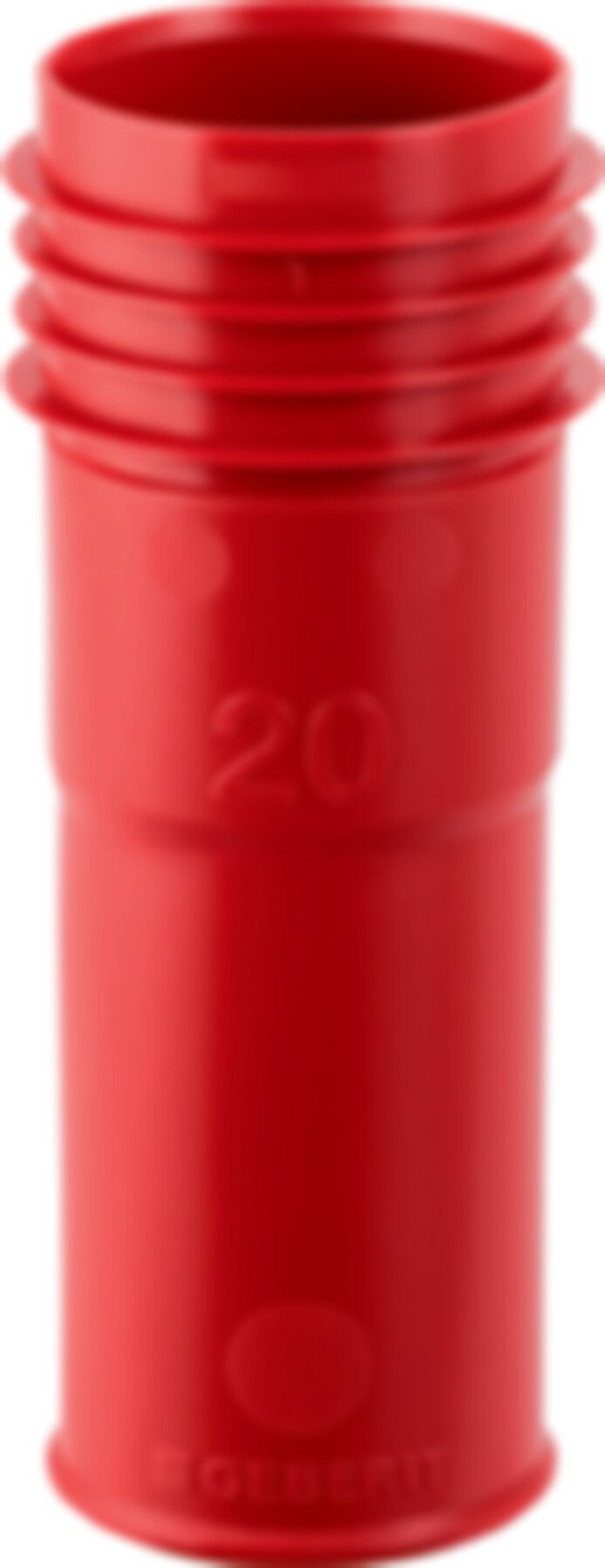 Markierhülse für Schutzrohr 20mm rot 651.023.00.1 - Geberit-Push Fit-Formstücke