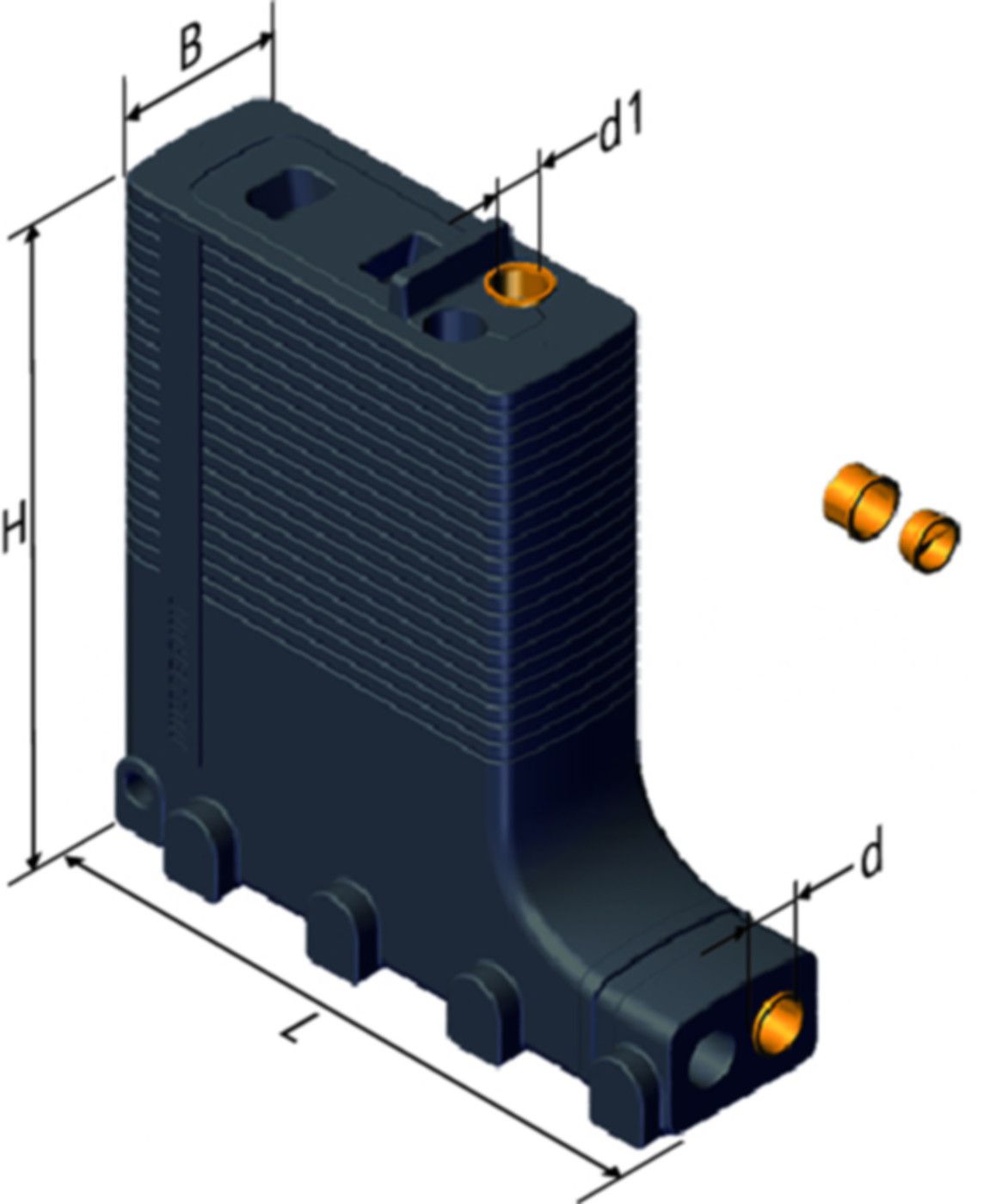 Optiflex-Einlegehilfe 16/20mm 87074.21 gegen oben, Deckenstärke 200-350mm - Nussbaum Armaturen Nettoartikel