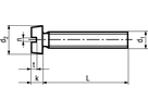 Zyl-Schr mit Schlitz Ms vni BN533 DIN84A M1,6x5 - Bossard Schrauben