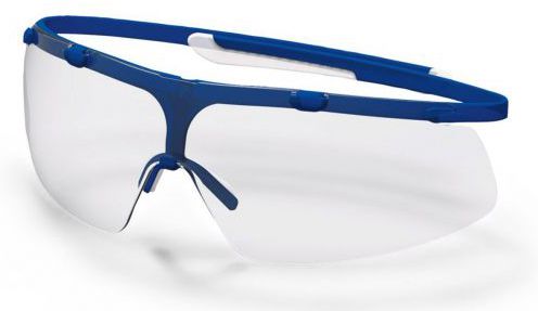 UVEX Bügel-Schutzbrille, super-g navy blue, PC farblos, Art. 9172.265 - Arbeitsschutz