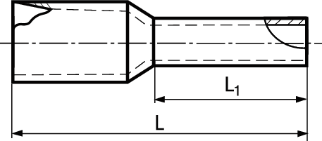 Aderendhülsen Standard DIN Cu vzn BN22491 DIN46228- 1,5mm²/12mm/black - Bossard Schrauben