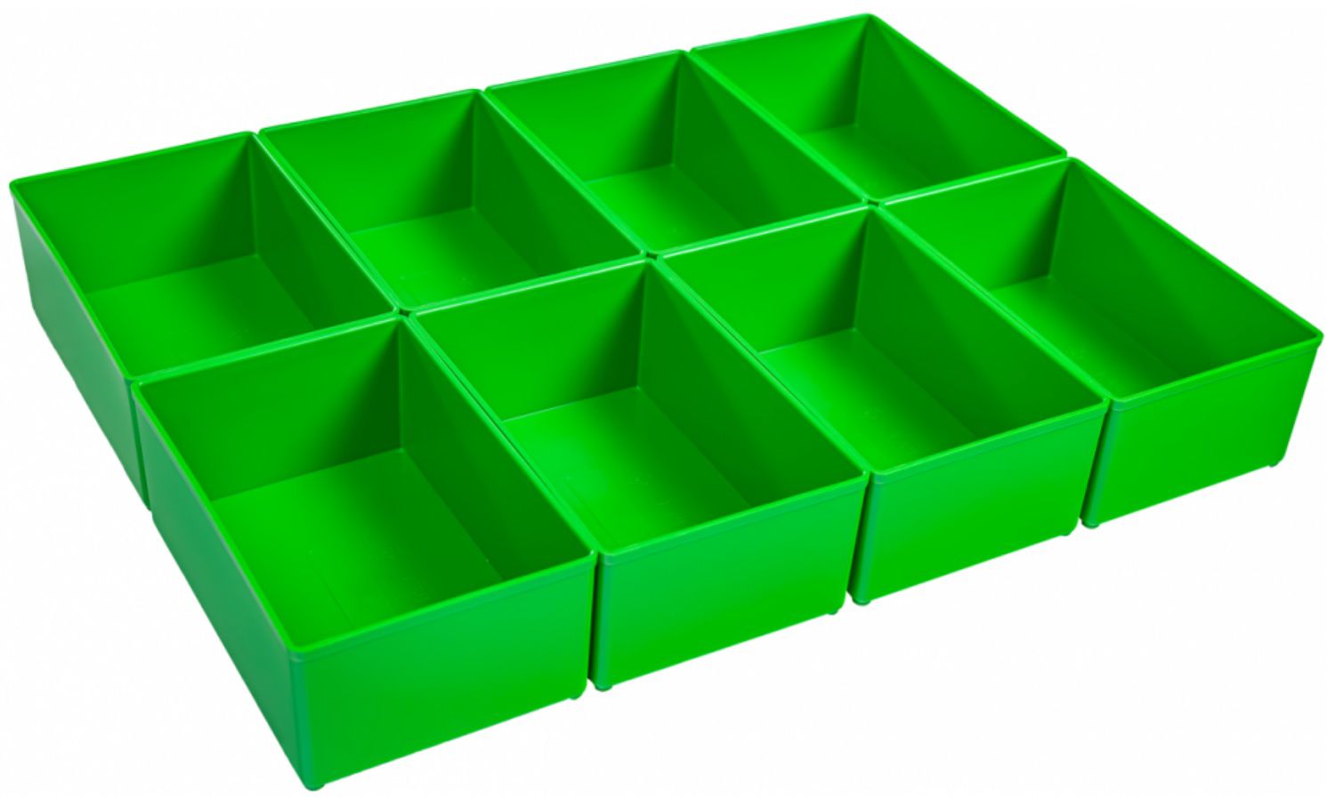 Insetbox D3 grün BSS für L-Boxx102 + I-Boxx 72 156 x 104 x 63 mm 8 Stk, 6000001713 - Werkzeugkoffer,Sortimentskoffer,Behälter