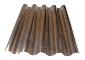 Wellblech 3-wellig 1000 mm 306 zu Eternit grosswellig - Kupfer Spenglereihalbfabrikate