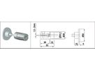 Blechhalter mit Wandanschluss 1.4301 - INOXTECH-Handlauf-/Geländer-System