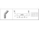 Gelenkanschluss 10 mm geschliffen 1.4301 - INOXTECH-Handlauf-/Geländer-System