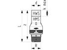 Übergang mit Aussengewinde 6214 40mm - 1 1/4" 761 069 672 (761 069 391) - GF Instaflex-HWS-Schweisssystem