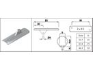 Auflager beweglich versetzt HI. 33.7 mm geschliffen 1.4301 - INOXTECH-Handlauf-/Geländer-System